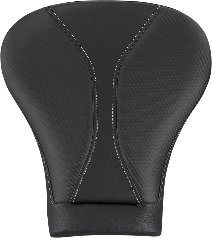 0801-1312 - SADDLEMEN Dominator Pillion Pad - Touring - Black w/ Gray Stitching 808-07B-0142L