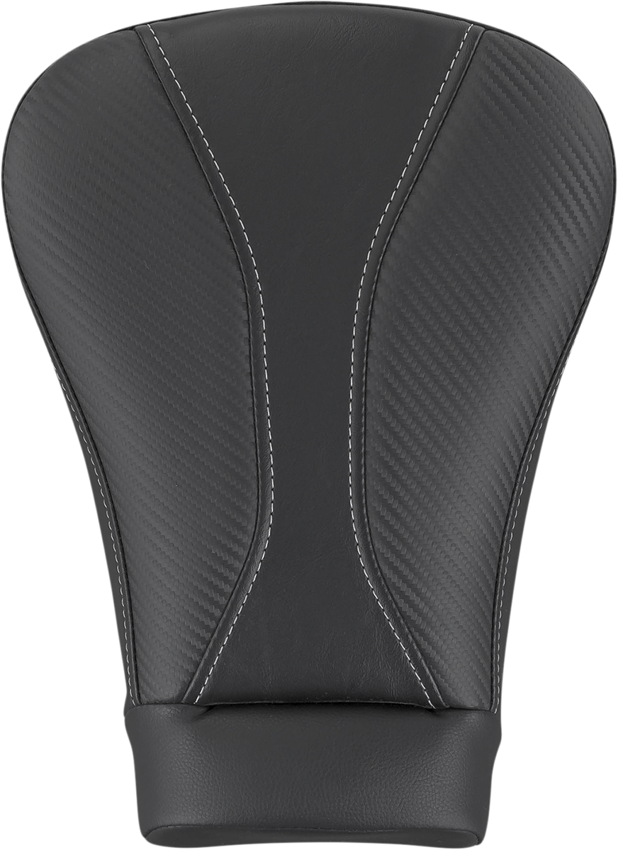 0801-1313 - SADDLEMEN Dominator Pillion Pad - Sport - Black w/ Gray Stitching 808-07B-0242L