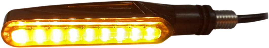 2020-1921 - CUSTOM DYNAMICS LED Turn Signal - Amber/White - Front CD-MINI-TS-AW-S