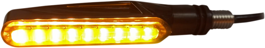 2020-1921 - CUSTOM DYNAMICS LED Turn Signal - Amber/White - Front CD-MINI-TS-AW-S