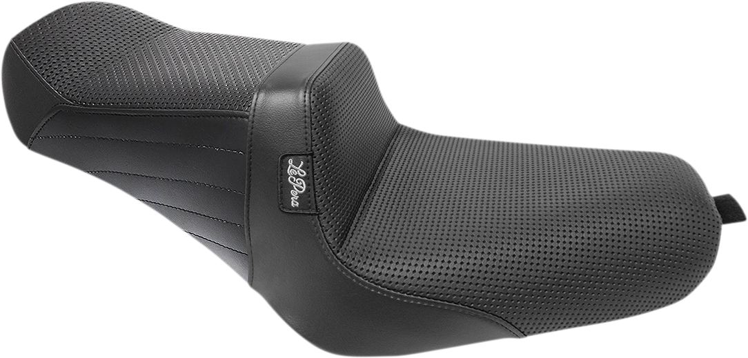 0804-0768 - LE PERA Tailwhip Seat - Basketweave - Black - XL '10-'22 LK-586BW