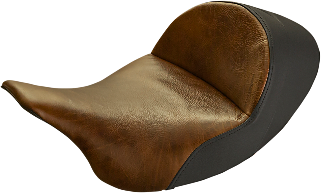 0801-1294 - SADDLEMEN Seat - Lariat Solo - Low - Distressed Brown 808-07B-0041L