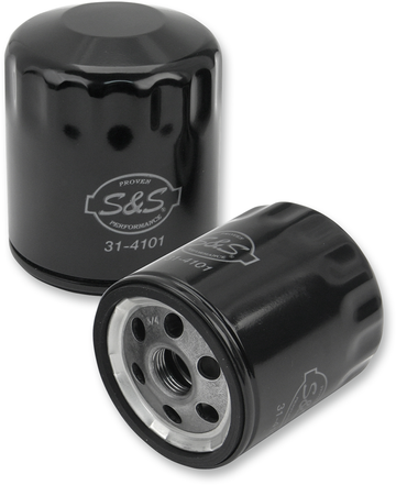 0712-0538 - S&S CYCLE Oil Filter - Black 31-4101A