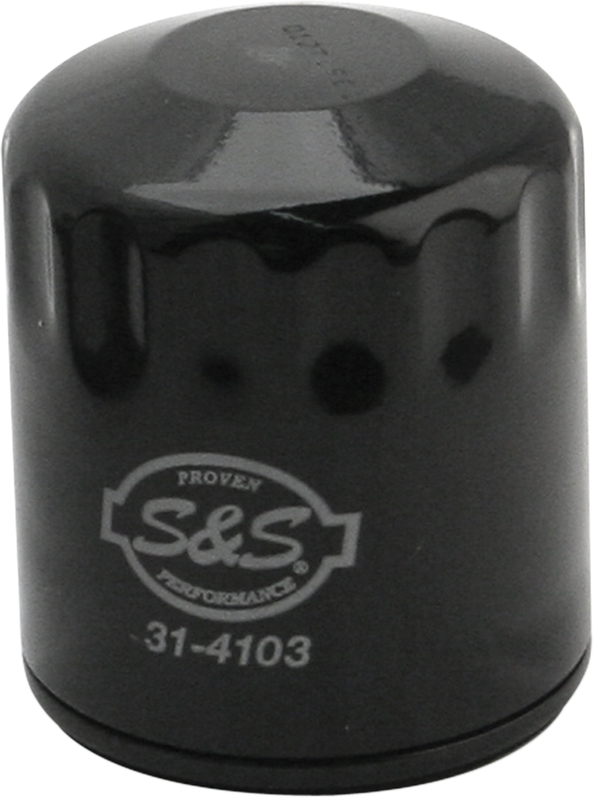 0712-0540 - S&S CYCLE Oil Filter - Black 31-4103A