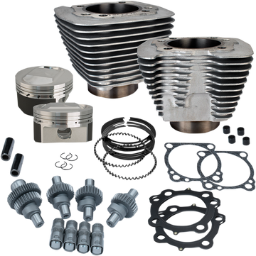 0903-1303 - S&S CYCLE Hooligan Kit - 1200-1250 - Silver 910-0702