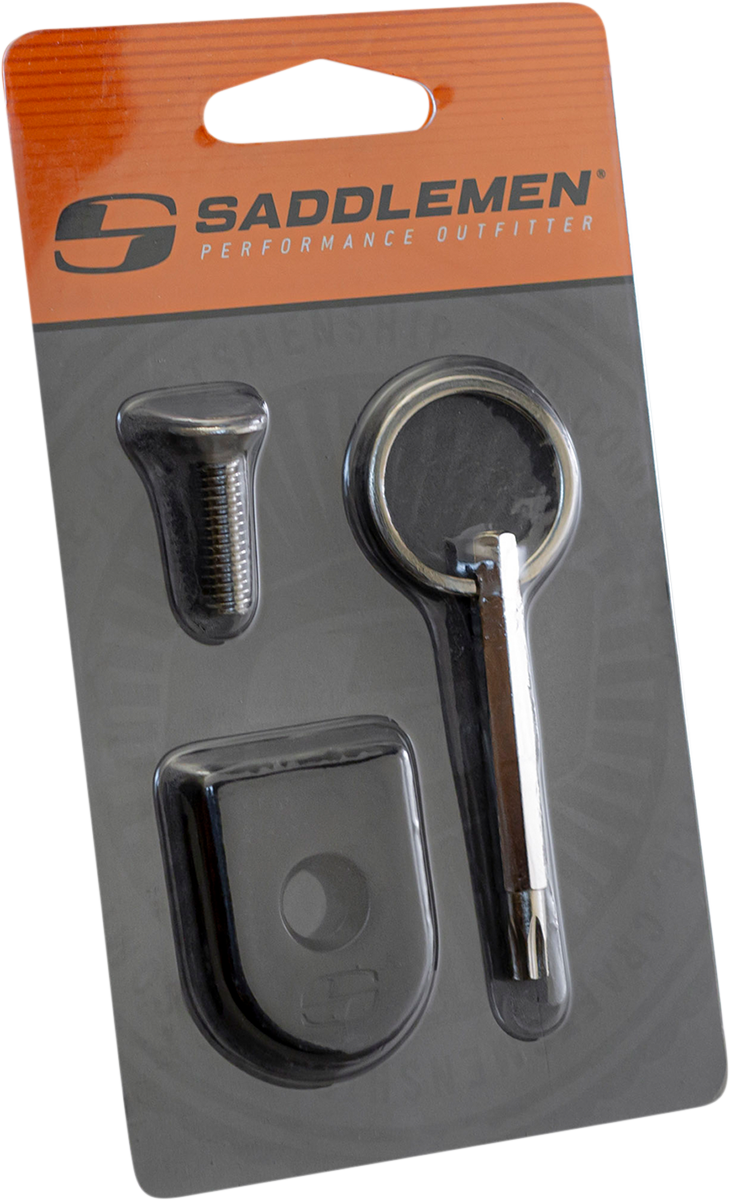 0820-0153 - SADDLEMEN Security Seat Screw - Black 8910B