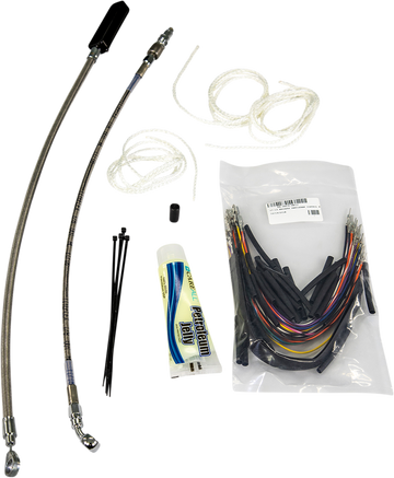 0662-0760 - FAT BAGGERS INC. Installation Kit - Cable Clutch - 16" - Braided 109116