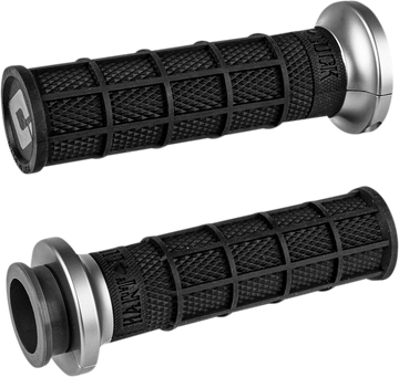 0630-2695 - ODI Grips - Hart Luck - TBW - Black/Gunmetal V31HTW-BH-H