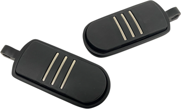 1620-2199 - RIVCO PRODUCTS Custom Footpegs - Matte Black MV137MB
