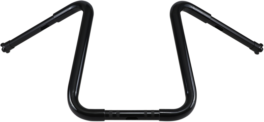 0601-4833 - CYCLESMITHS Handlebar- California Lane-Splitter - 14" - Cable - Black 113-CA-14-BP