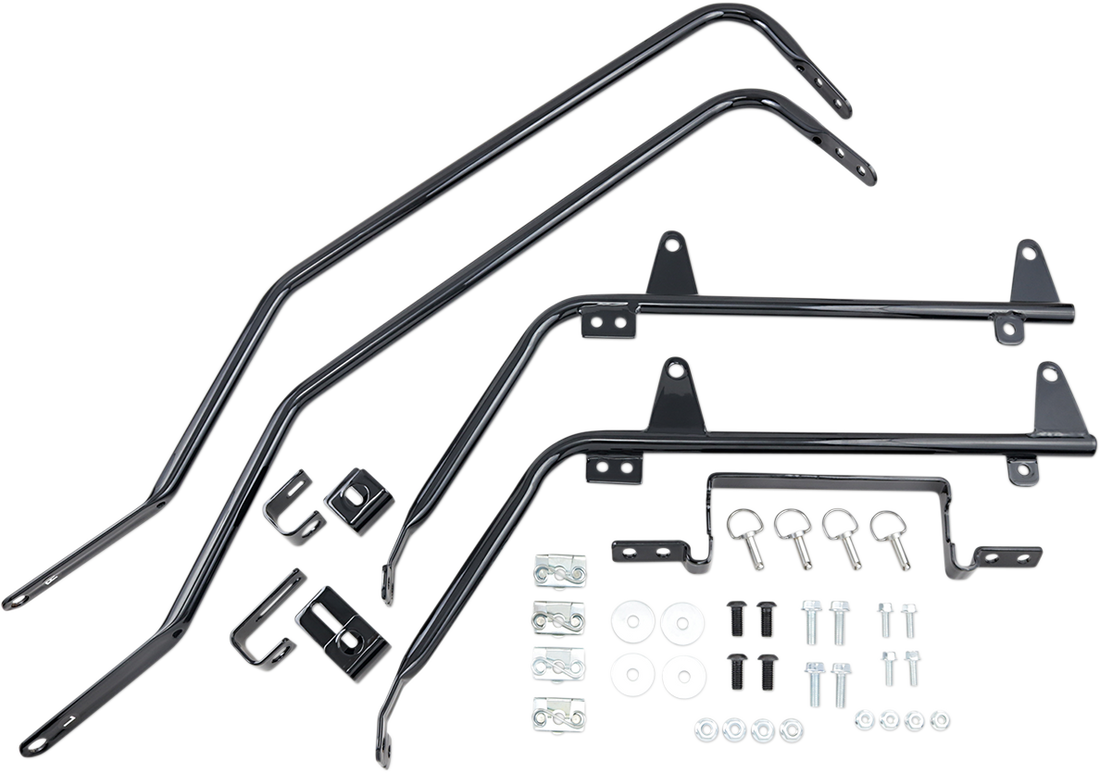 3521-0105 - CYCLE VISIONS Saddlebag Mount for Softail Models CV-7218