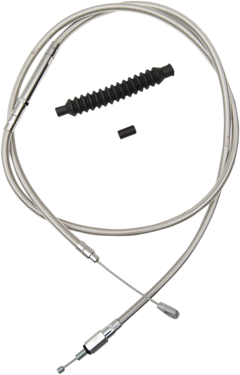 0652-1627 - LA CHOPPERS Clutch Cable - Mini Ape Hanger Handlebars - Stainless Steel LA-8010C08