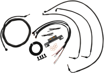0662-0209 - LA CHOPPERS Cable Kit - Mini Ape Handlebars - Midnight LA-8055KT2-08M