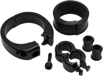 0658-0088 - MOTION PRO Cable Clamp - Dual - 1-1/4" - 1-1/2" Mounting Diameter - Black 11-0091