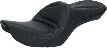 83G50JS - SADDLEMEN Seat - Explorer* - Without Backrest - Stitched - Black - FXDWG 83G50JS