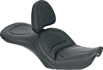 83G52JS - SADDLEMEN Seat - Explorer* - With Backrest - Stitched - Black - FXDWG 83G52JS