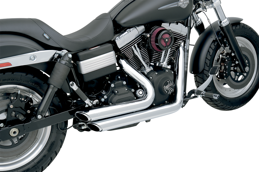 1800-0263 - VANCE & HINES Shortshots Staggered Exhaust System - Chrome 17217