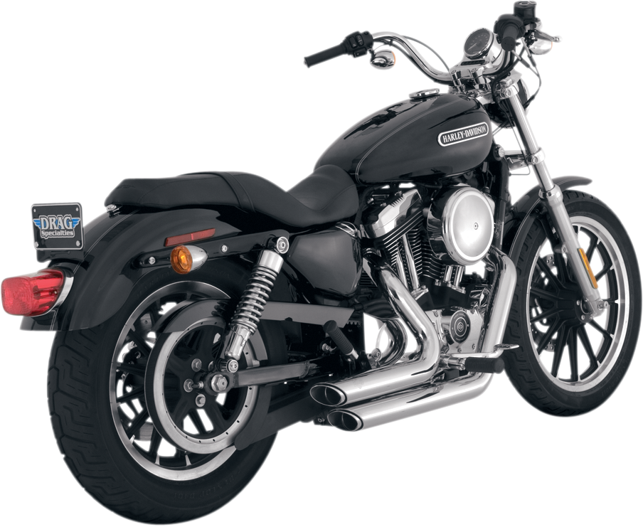 1800-0467 - VANCE & HINES Shortshots Staggered Exhaust System - Chrome 17219