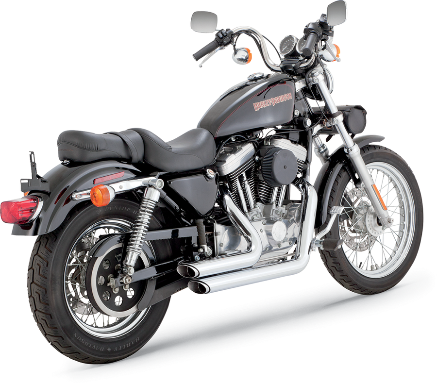 1800-1367 - VANCE & HINES Shortshots Staggered Exhaust System - Chrome 17223