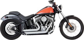 1800-1414 - VANCE & HINES Shortshots Staggered Exhaust System - Chrome 17225