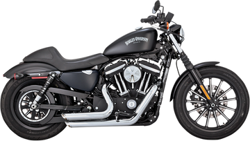 1800-1632 - VANCE & HINES Shortshots Staggered Exhaust System - Chrome 17229