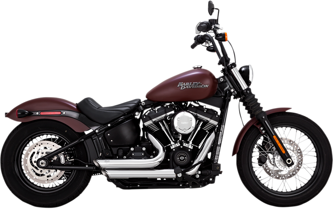 1800-2236 - VANCE & HINES Shortshots Staggered Exhaust System - Chrome 17233