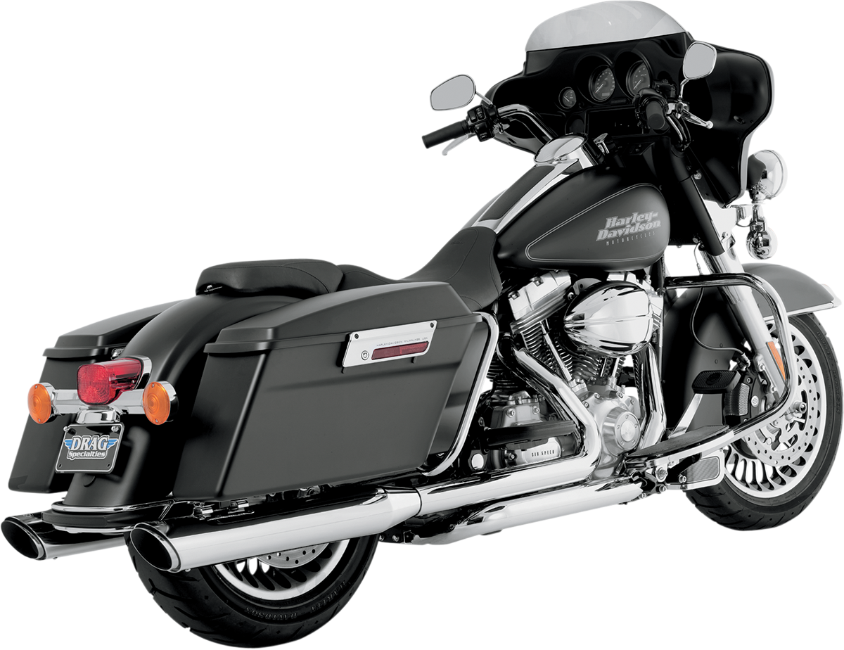 1801-0392 - VANCE & HINES Twin Slash Muffler - Chrome 16763