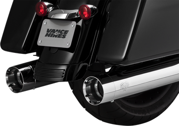 1801-1060 - VANCE & HINES 4.5" Muffler - Chrome/Chrome - Titan 16650