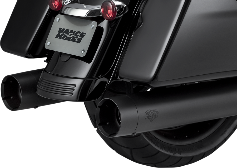 1801-1061 - VANCE & HINES 4.5" Muffler - Black/Black - Titan 46650