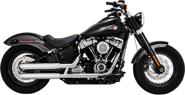 1801-1248 - VANCE & HINES Twin Slash Mufflers - Chrome 16875