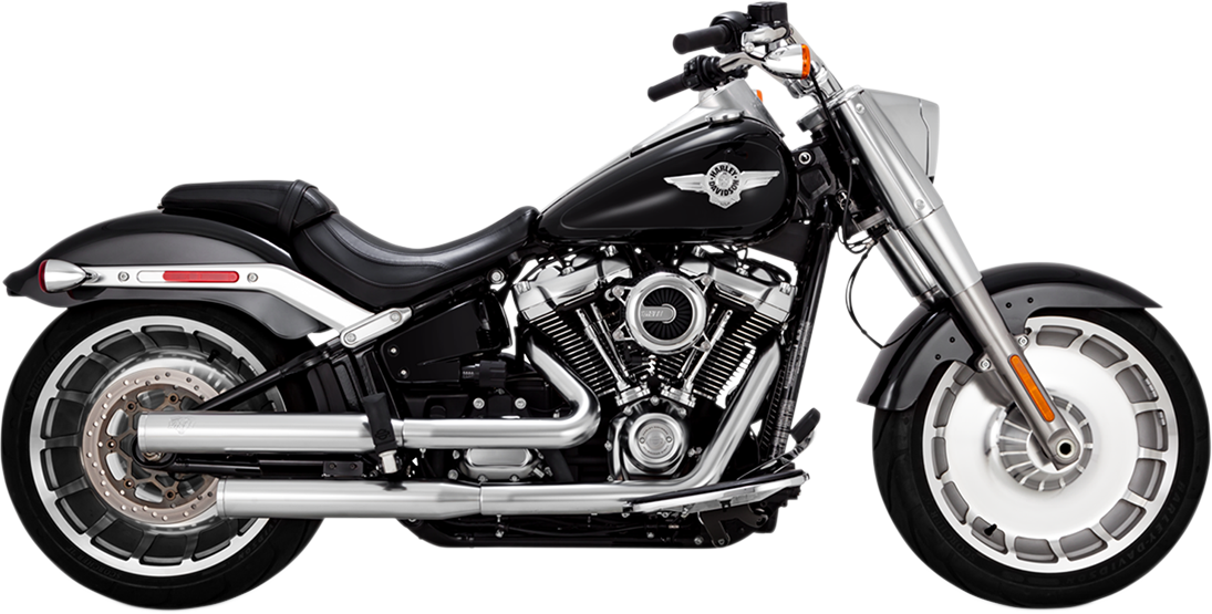 1801-1255 - VANCE & HINES Eliminator 300 Mufflers - Satin Chrome 16722