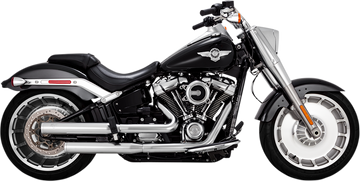 1801-1255 - VANCE & HINES Eliminator 300 Mufflers - Satin Chrome 16722