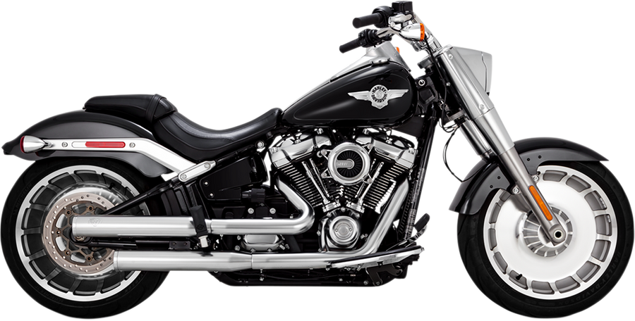 1801-1255 - VANCE & HINES Eliminator 300 Mufflers - Satin Chrome 16722