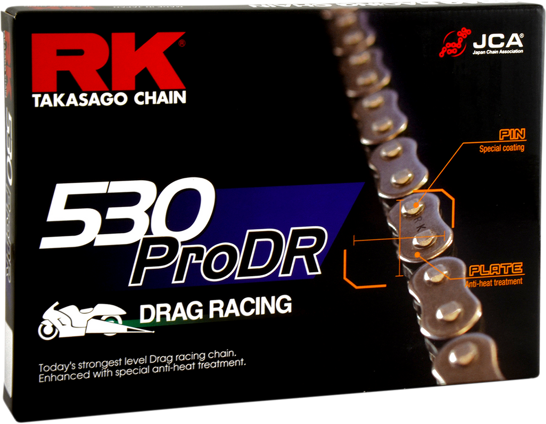 1221-0161 - RK 530 Pro DR - Drag Racing Chain - 140 Links 530PRODR-140