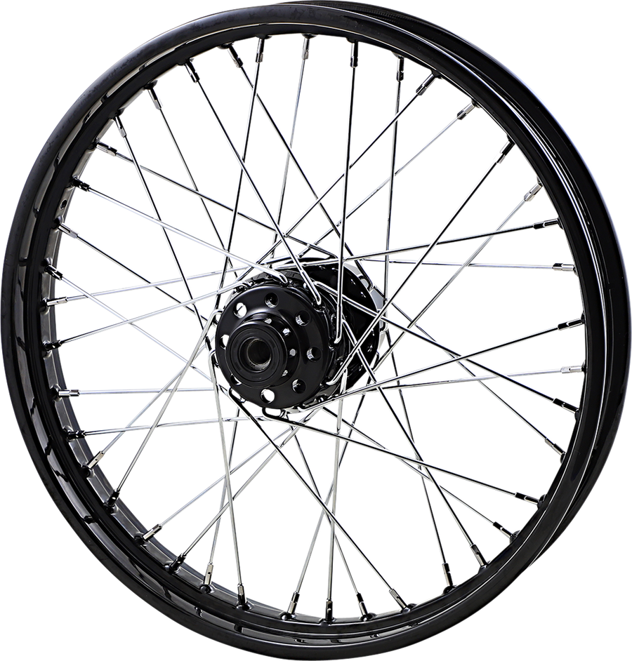 DRAG SPECIALTIES Front Wheel - Single Disc/No ABS - Black - 21"x2.15" - '99 FXDWG 64439B