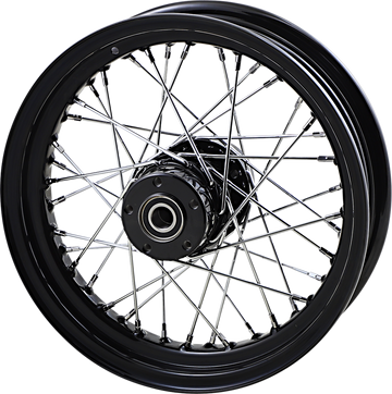 DRAG SPECIALTIES Rear Wheel - Single Disc/No ABS - Black - 16"x3.00" - '02-'07 FLT 64350AB
