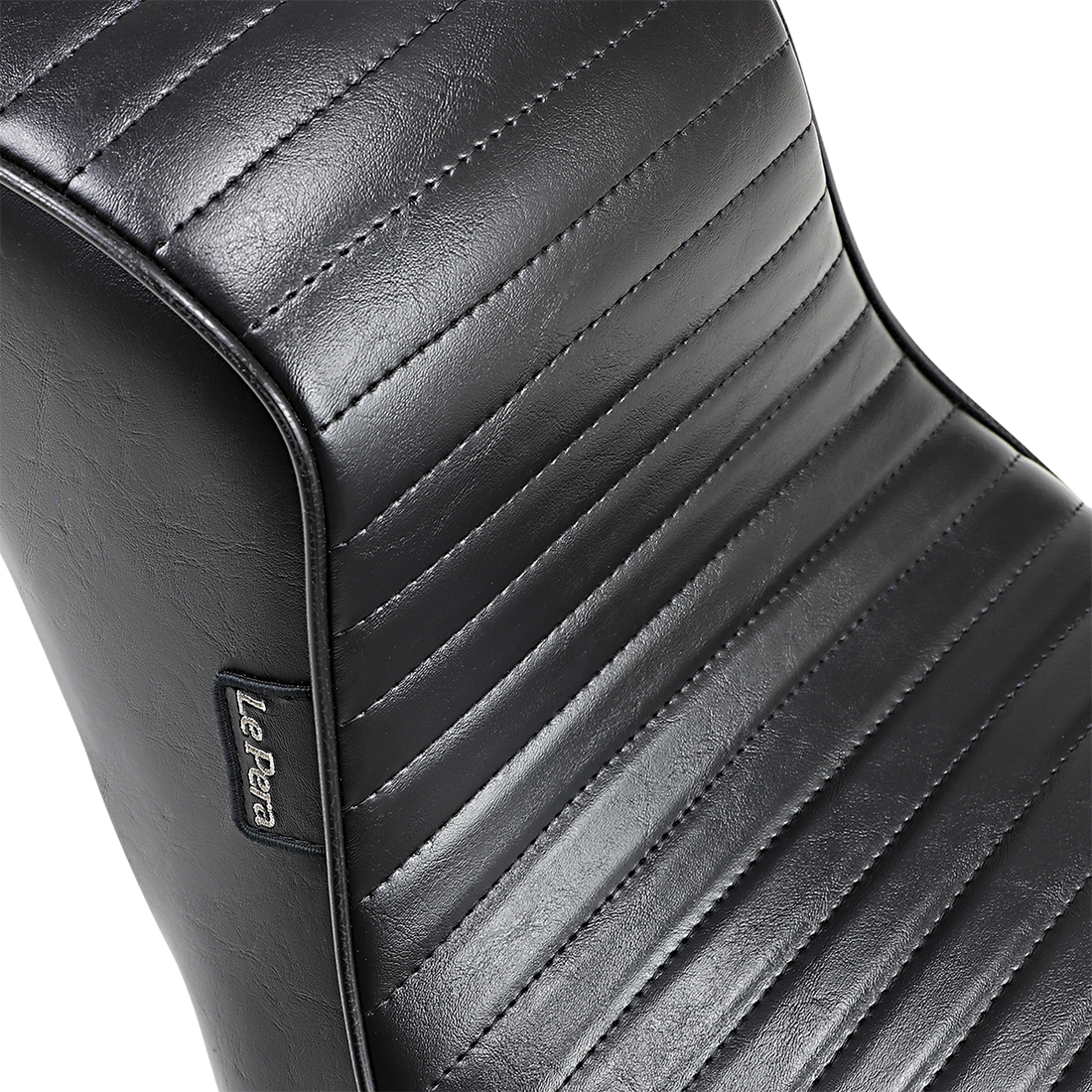 0802-1390 - LE PERA Cherokee Seat - Pleated - Black - FLFB LYO-020PT