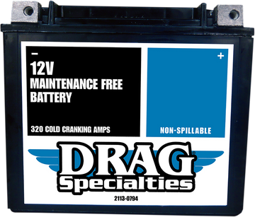 2113-0794 - DRAG SPECIALTIES AGM Battery - YTX20HL FT CTX20HL FA FT