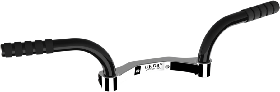 1624-0384 - LINDBY Adjustable Footrest - Black/Chrome - FLH '14+ 282000