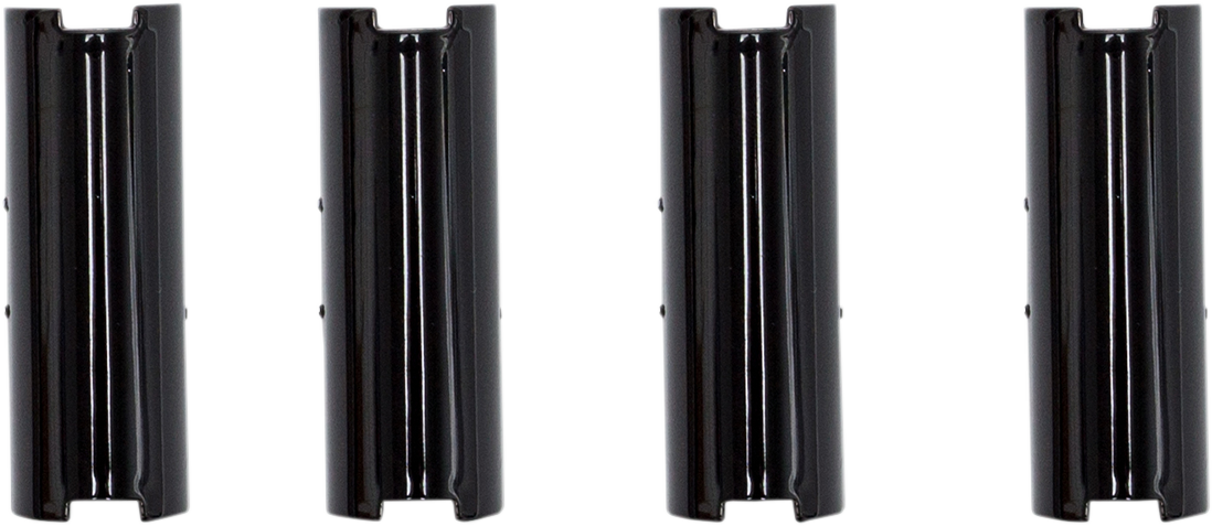 0928-0099 - S&S CYCLE Pushrod Cover Keeper Set - Gloss Black - Twin Cam 930-0142