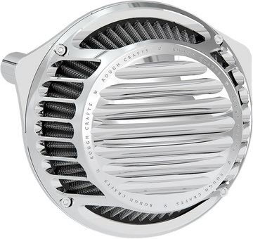 1010-2736 - ROUGH CRAFTS Round Air Cleaner - Chrome RC-600-012