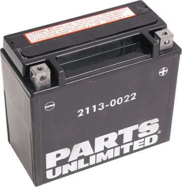 2113-0022 - PARTS UNLIMITED AGM Battery - YTX20HL-BS .948 L CTX20HL-BS