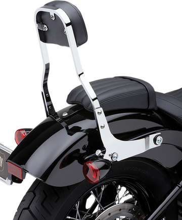 1501-0605 - COBRA Backrest Kit - 14" - Chrome - FLHC/S 602-2050