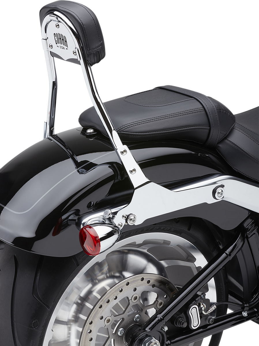 1501-0607 - COBRA Backrest Kit - 14" - Chrome - Softail 602-2007