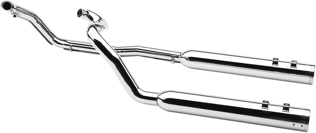 1800-0635 - COBRA True Dual Headpipes - Chrome - '07-'08 FL 6251