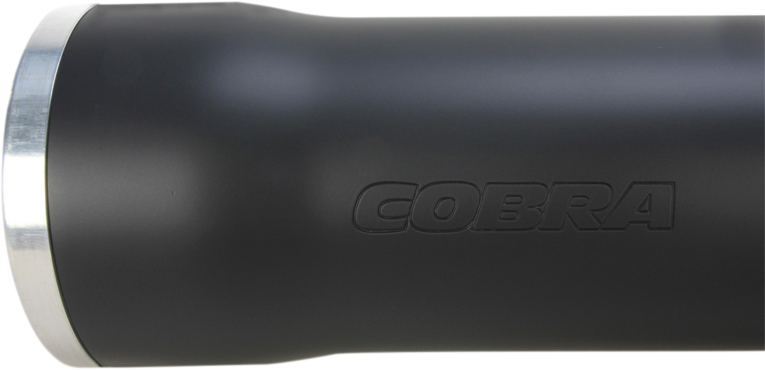 1801-0714 - COBRA 3" RPT Mufflers - Black 6052B