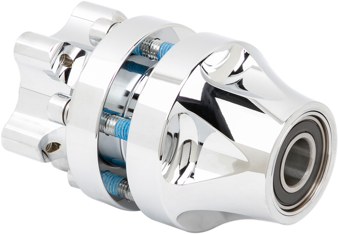 0213-0809 - ARLEN NESS Hub - Single Disc - Front - Chrome - '08-'17 FXD 71-609