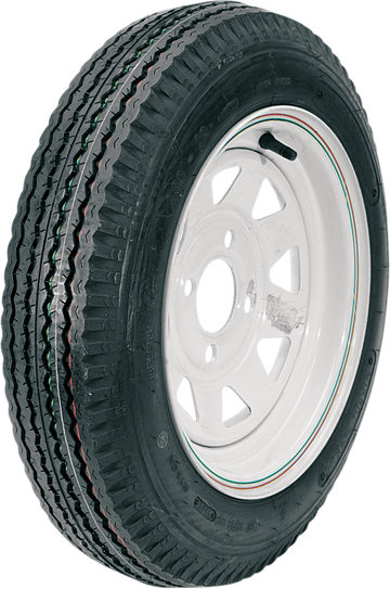 480124 - KENDA Tire/Wheel - Load Range B - 4.80-12 - 4 Hole - 4 Ply 30540
