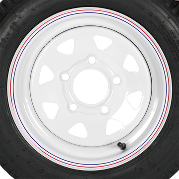 480125 - KENDA Tire/Wheel - Load Range B - 4.80-12 - 5 Hole - 4 Ply 30580