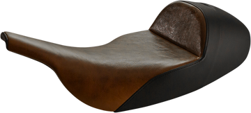 0801-1340 - SADDLEMEN Seat - Lariat Solo - Low - Distressed Brown 897-07-0041